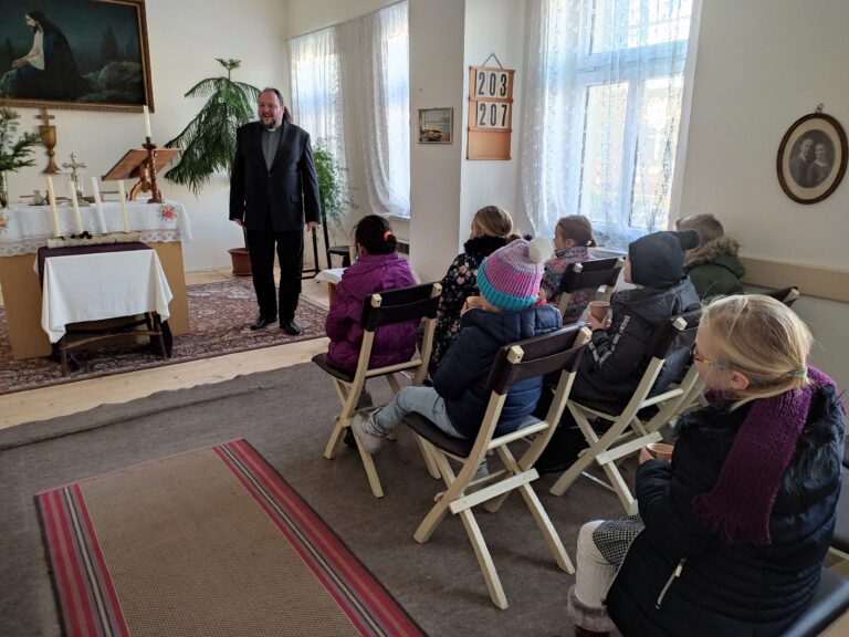 Návštěva kostela církve husitské – 3. B